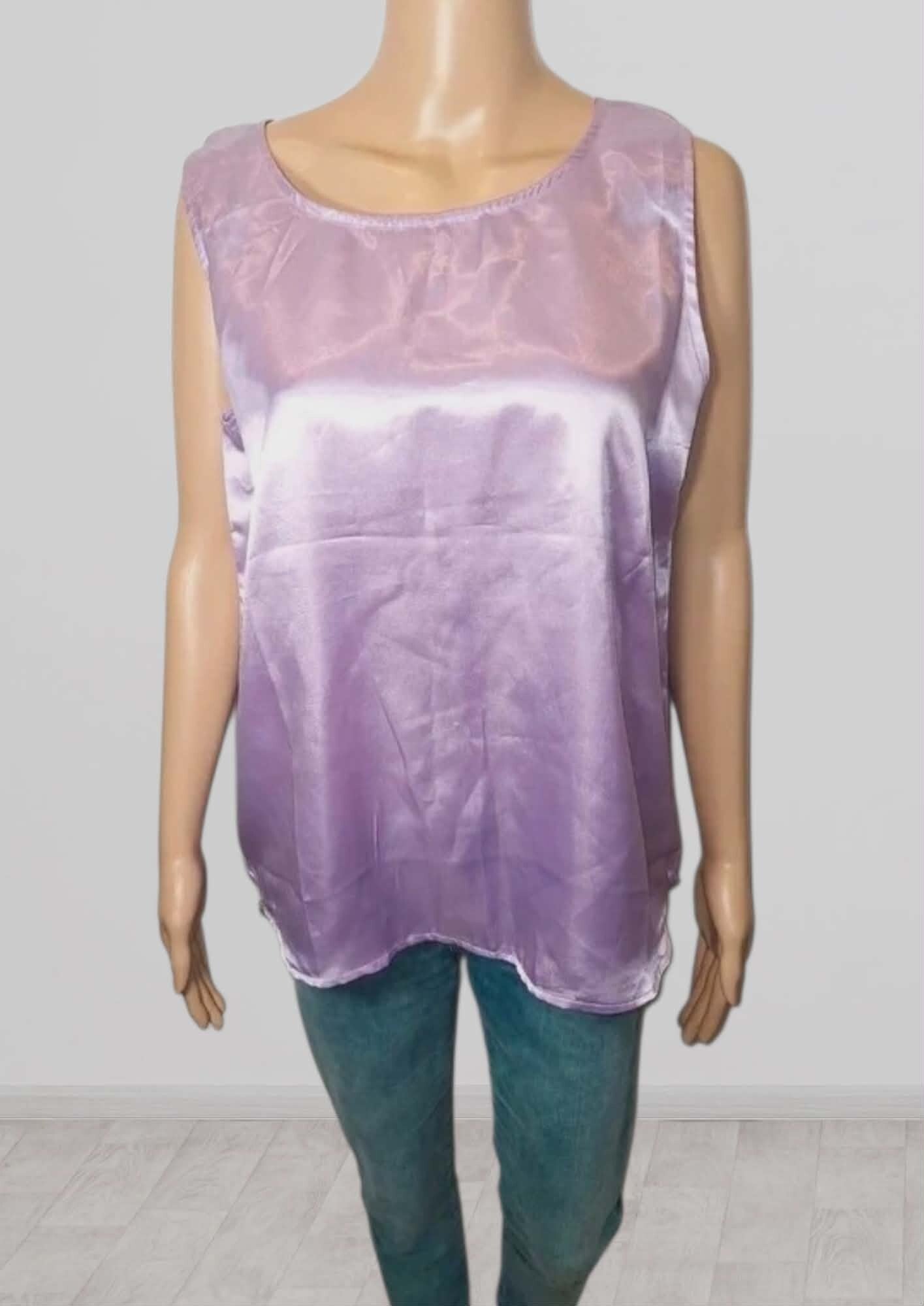 🍇 Débardeur Satiné "Lila Glow"
