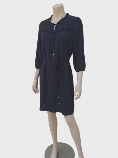 Robe Noire Fluide "Boho-Chic" – Kiabi (Taille 44)