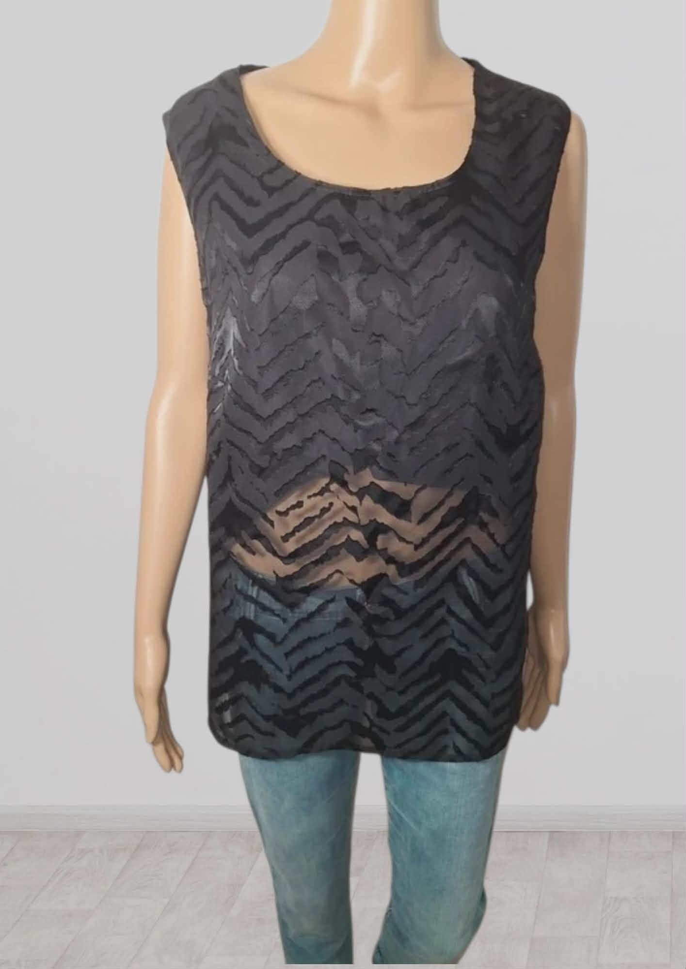 Le Débardeur Essentiel "Noir Intense"
