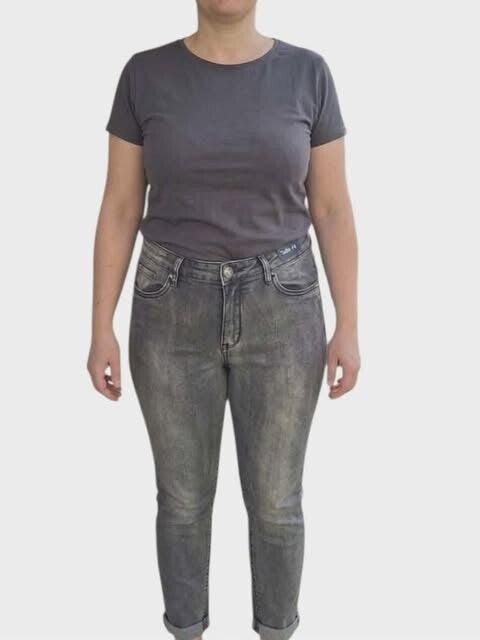 Jean Slim Gris Délavé - Vavell Jeans