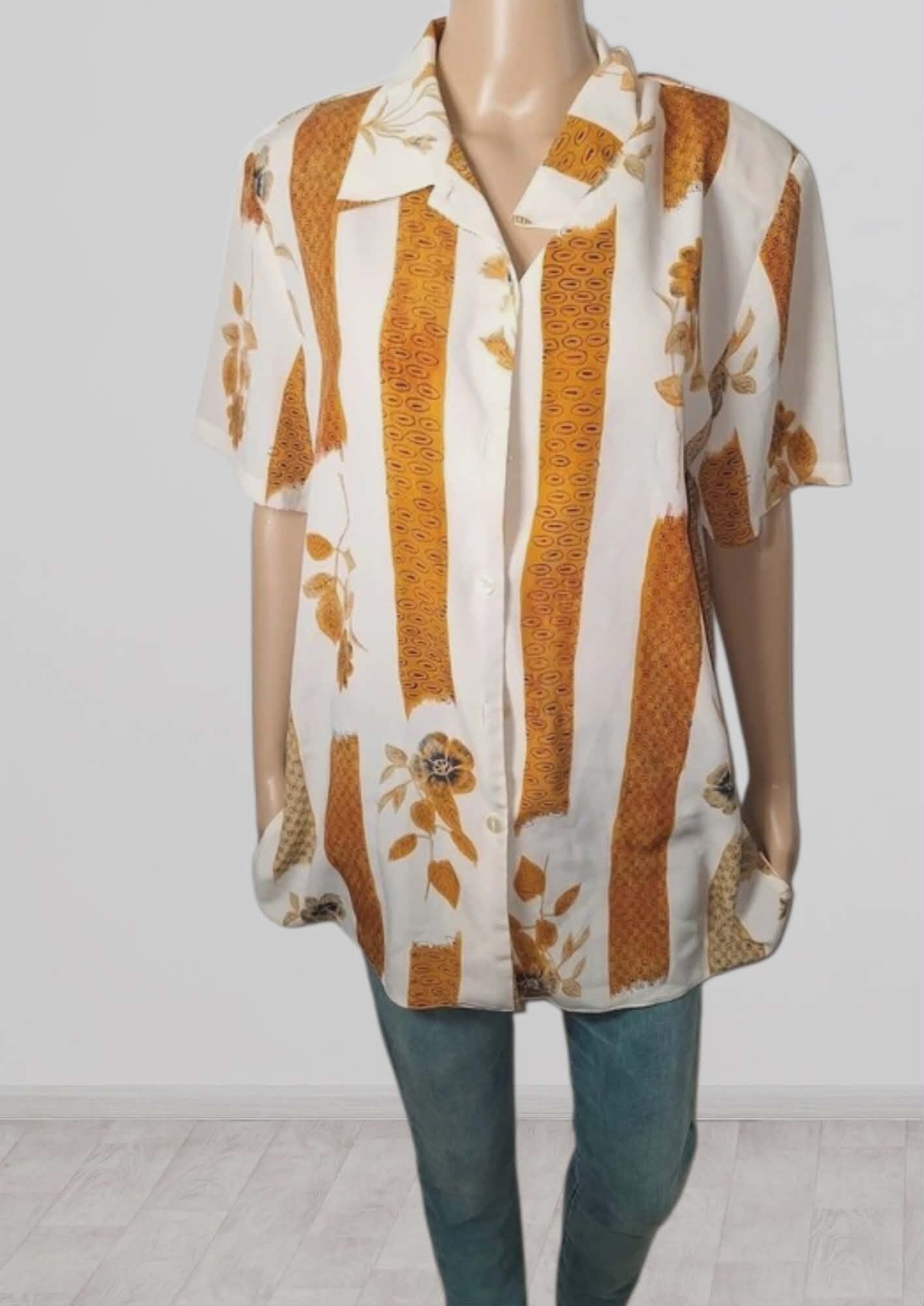 Blouse "Arabesque" Chocolat & Lait