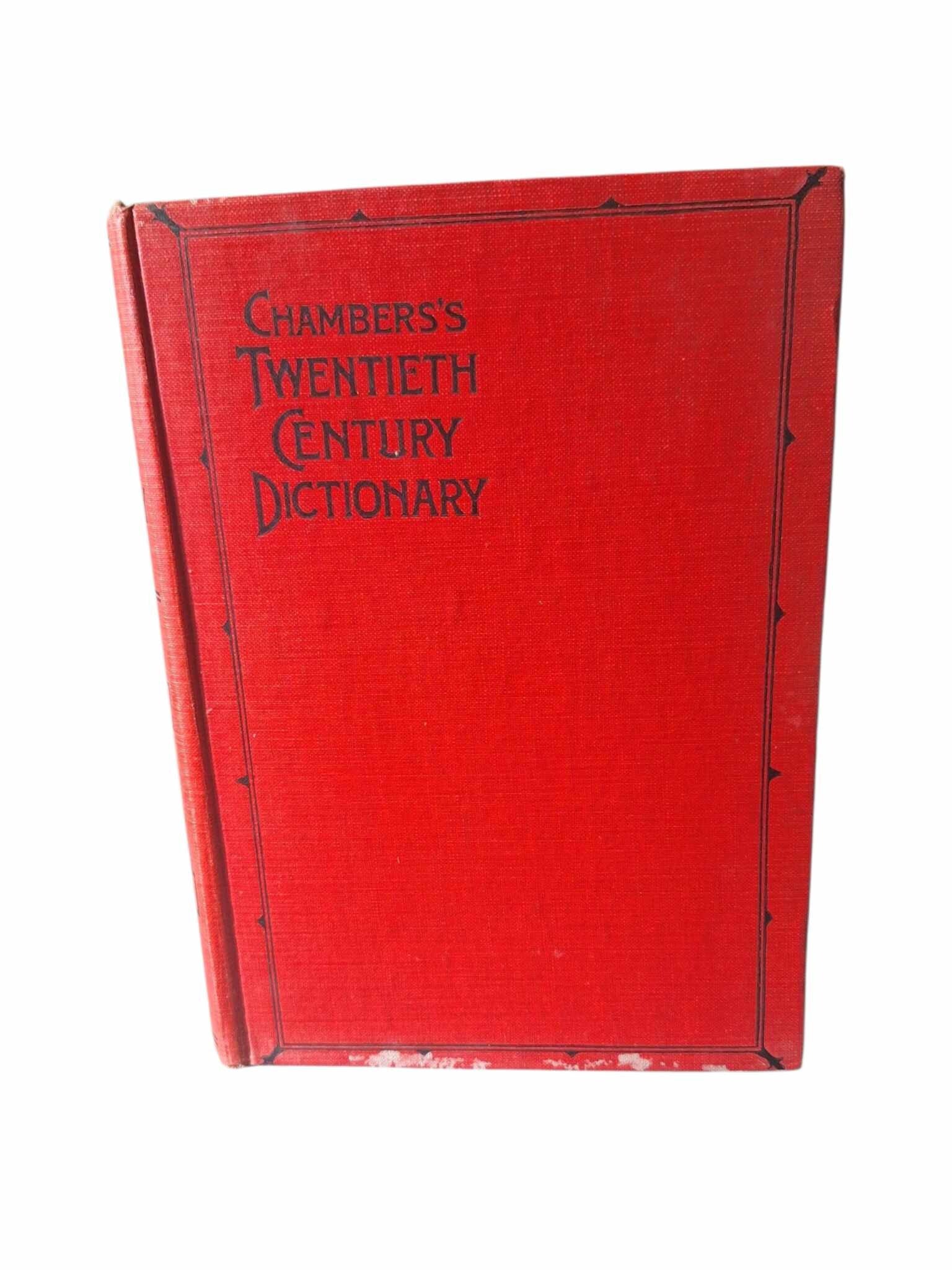 📖 Chambers’s Twentieth Century Dictionary