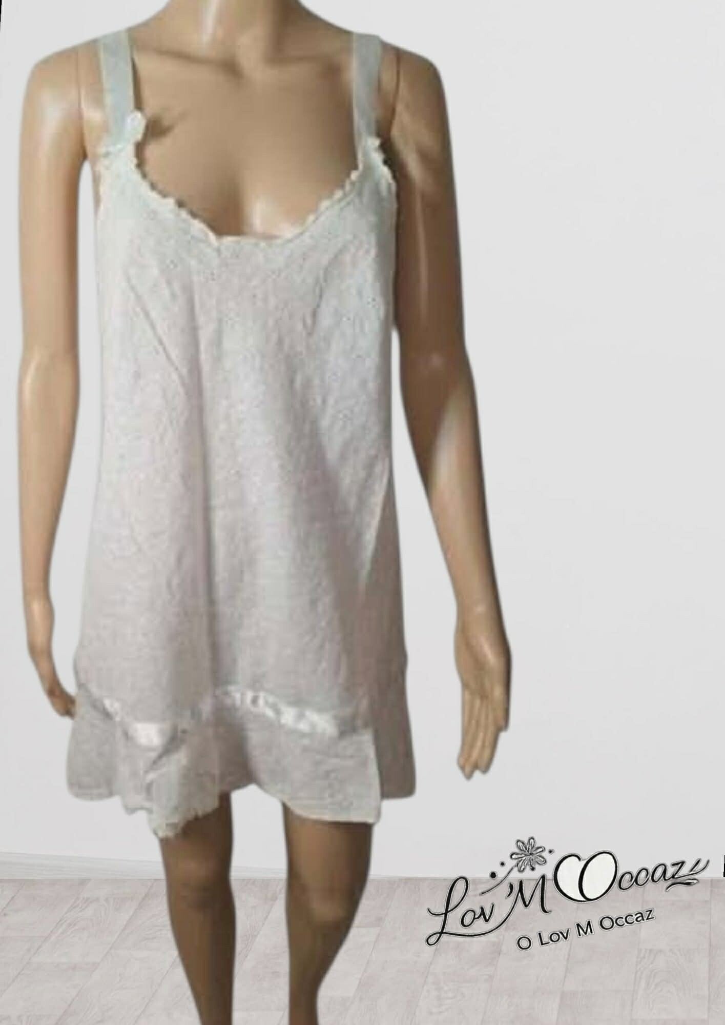 🌙 Nuisette de Luxe « Broderie Anglaise » – Gruppo La Perla