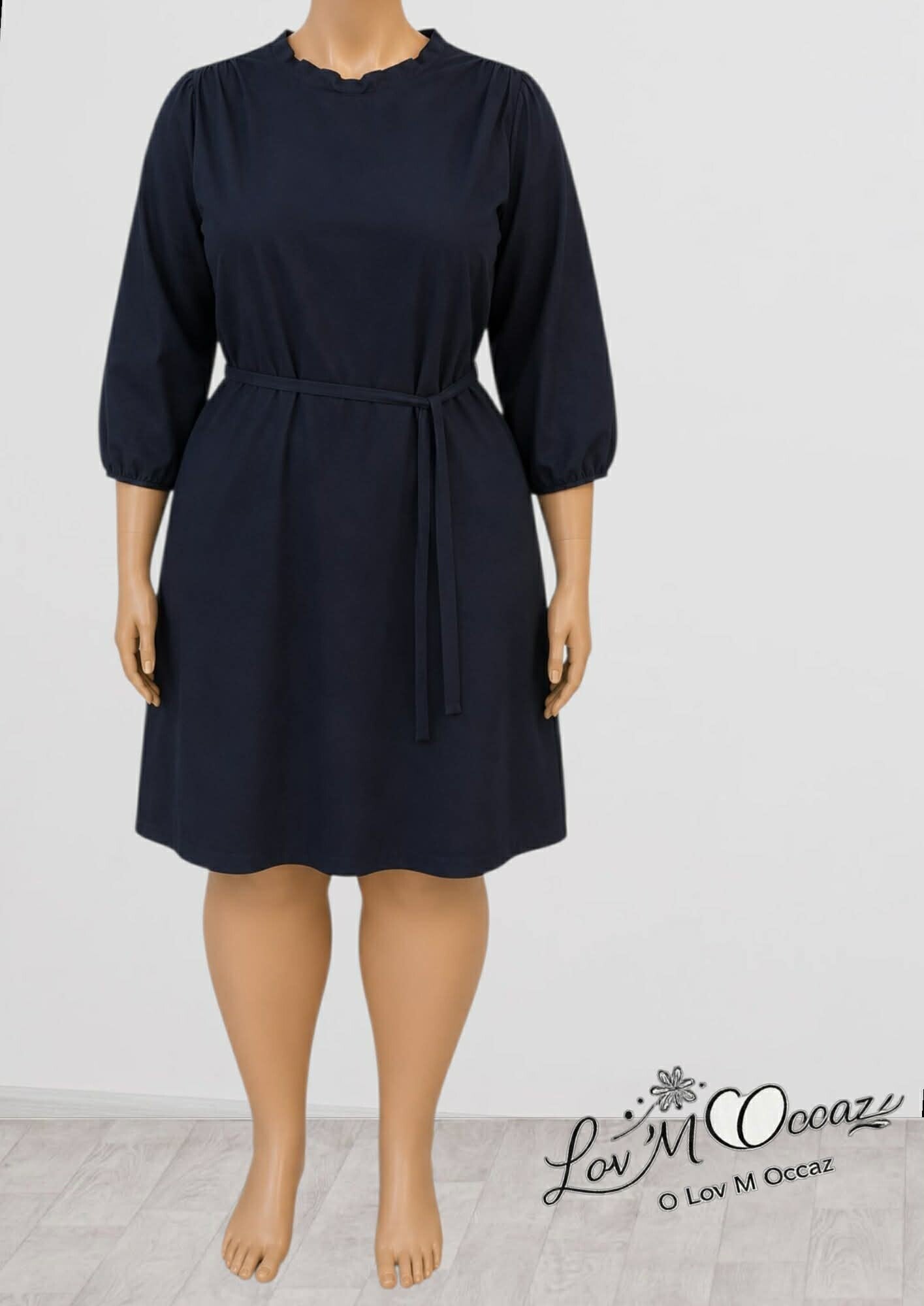🖤 Robe noire fluide « Boho Chic » – Kiabi – Taille 44