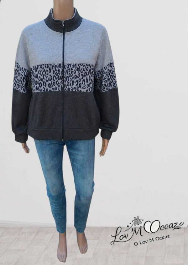 🤍 Veste structurée « Gris Chic » – Afibel – Taille 42/44