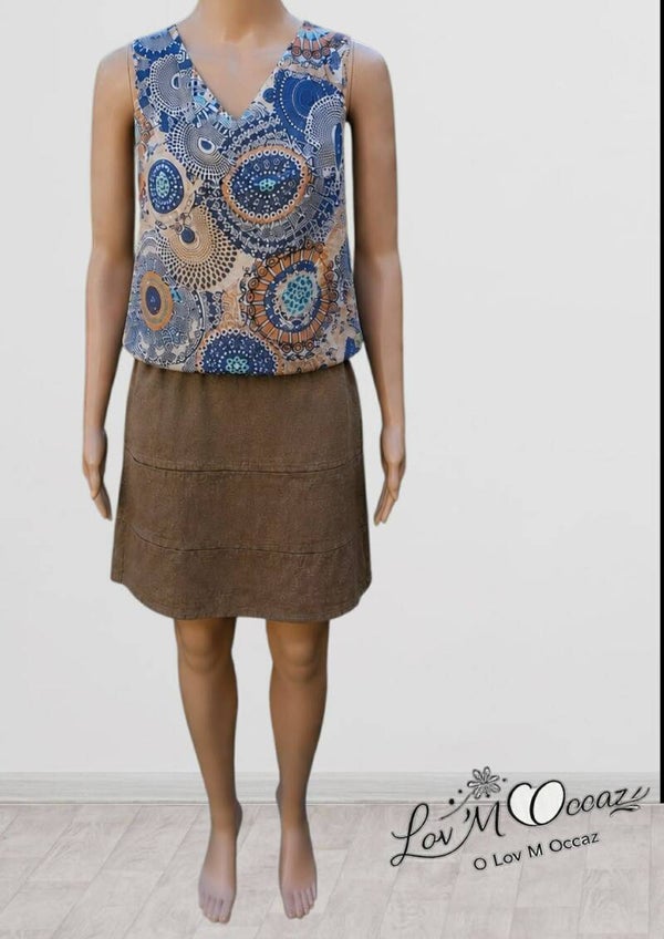 👗 Robe « Balade Colorée » – Promod – Taille ajustée