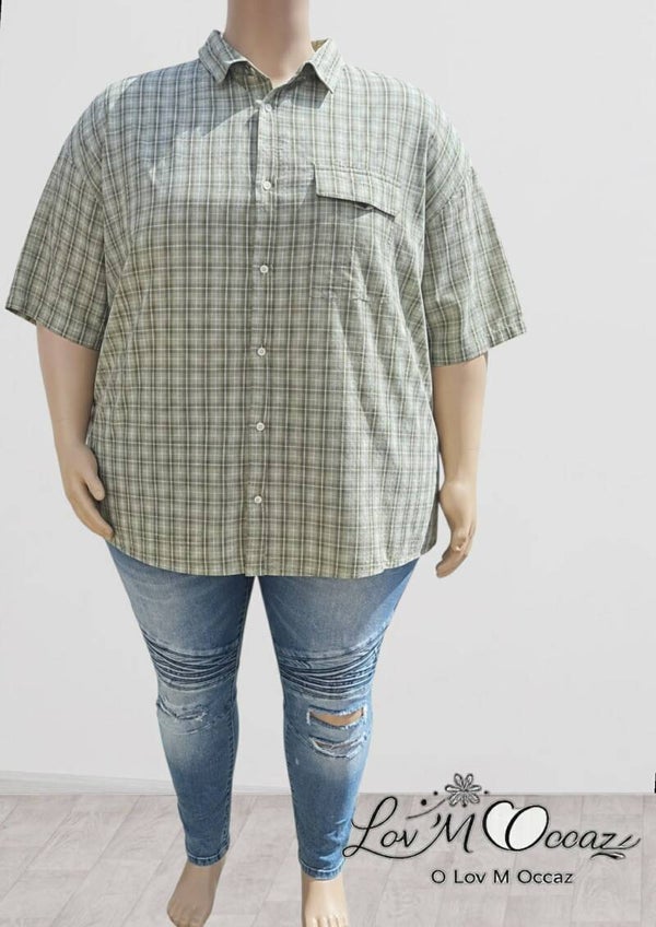 🌿 Chemise légère d'été « Douceur d'Été » – Homme – Taille 4XL