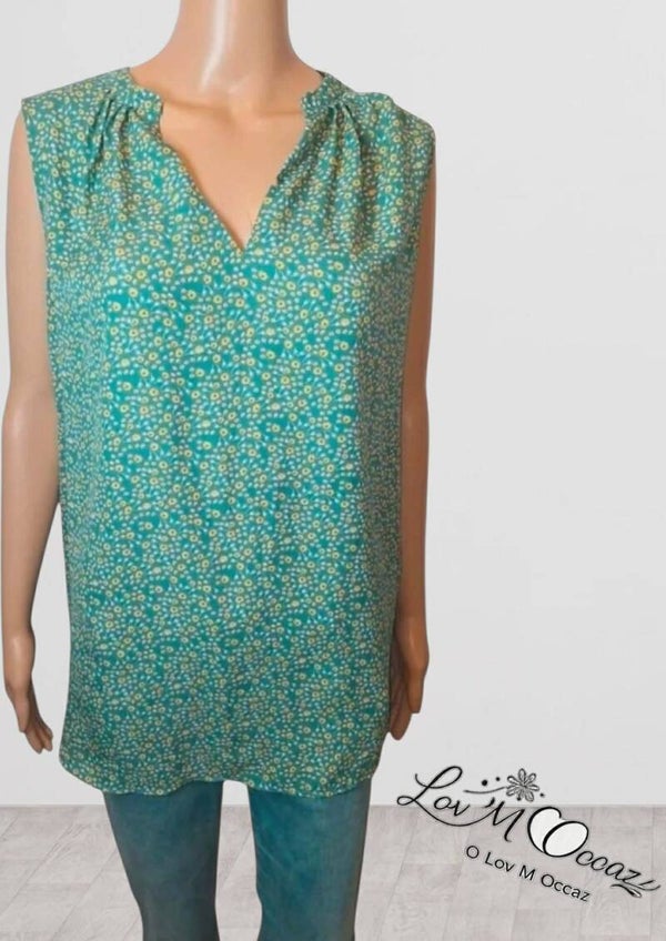 💚 Blouse femme Kiabi vert émeraude fluide – Taille 3XL