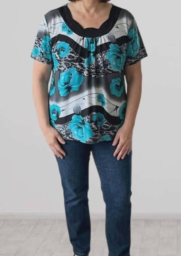 ❤️ Top Fluide Floral - Marque NEW TILT
