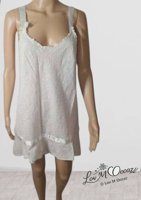 🌙 Nuisette de Luxe « Broderie Anglaise » – Gruppo La Perla