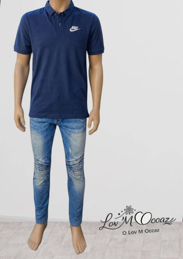 Polo Nike Sportswear "Navy Classic" – Homme