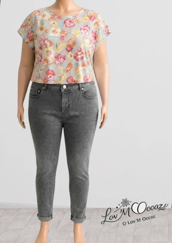 👖 Jean Slim Gris Délavé – Vavell Jeans – Taille 44