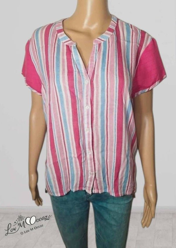 👚 Blouse rose poudré – Dressing – Taille XL