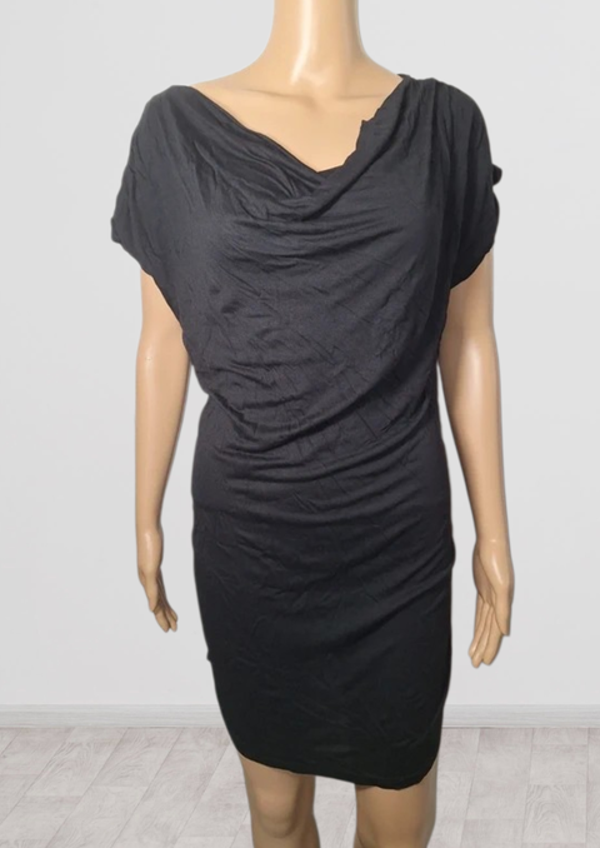 🖤 Robe "Drapé Complice" – Kiabi