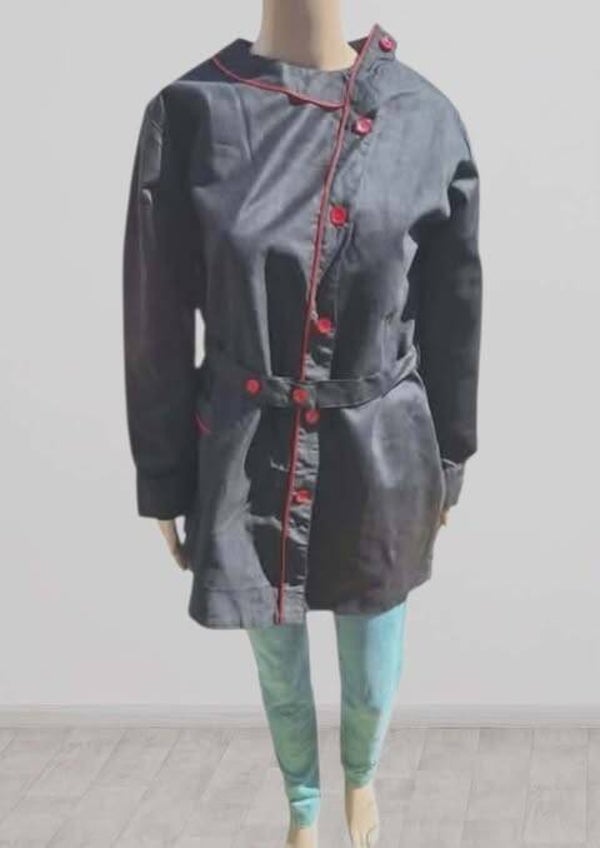 Haut Tunique "Rock Chic" – Noir & Similicuir