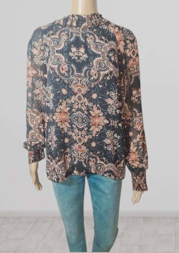 🎨 Blouse "Arlequin Chic" – Yessica