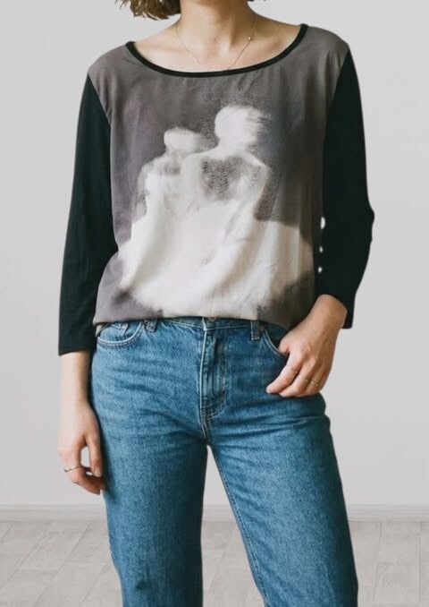 🌑 Blouse "Urban Grey
