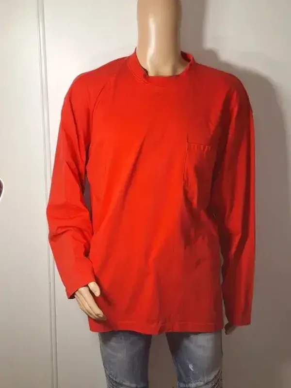 T-shirt Manches Longues "Rouge Lafayette" – (Taille XL)