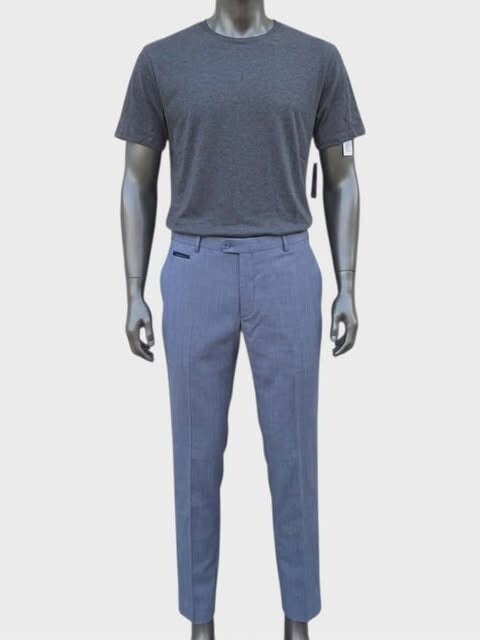 Pantalon Droit à Carreaux "Graphic Chic" – Taille 56