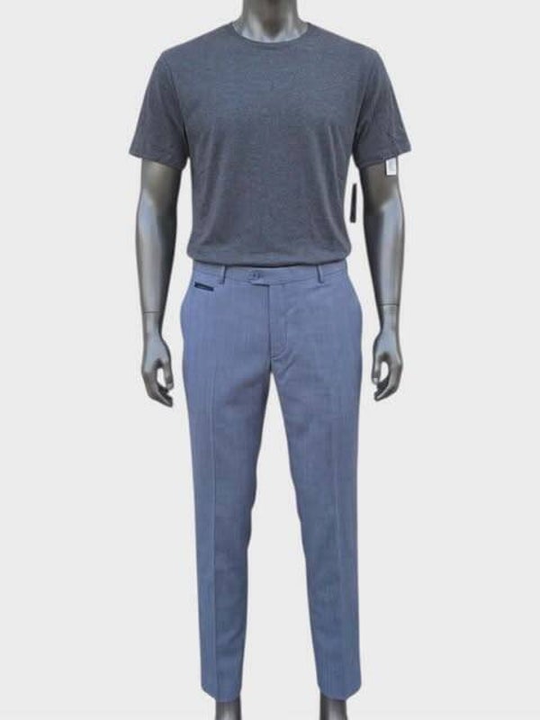 Pantalon Droit à Carreaux "Graphic Chic" – Taille 56