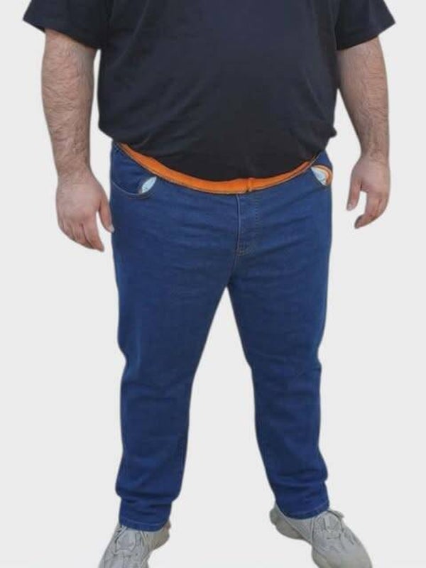 Jean Slim "Bleu Azur" Délavé – Taille 48/50