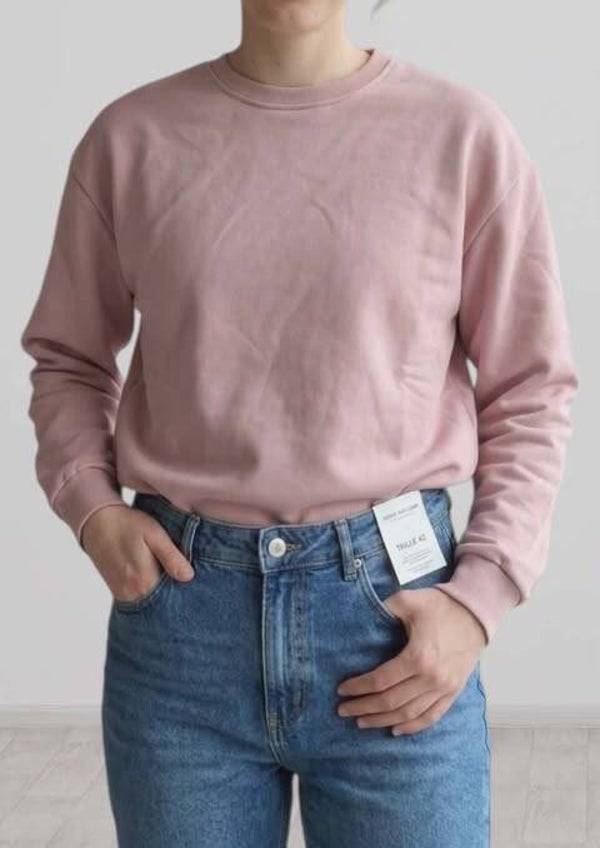 ❤️Sweat Cocooning Rose Vieux Rose - Taille XL