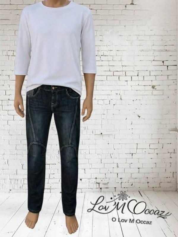 👖 Jean brut femme Walk and Talk – Taille 42 – Coupe slim/droite