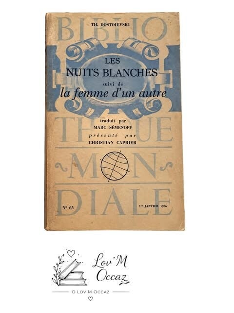 📚 Les Nuits blanches – La femme d’un autre – Dostoïevski