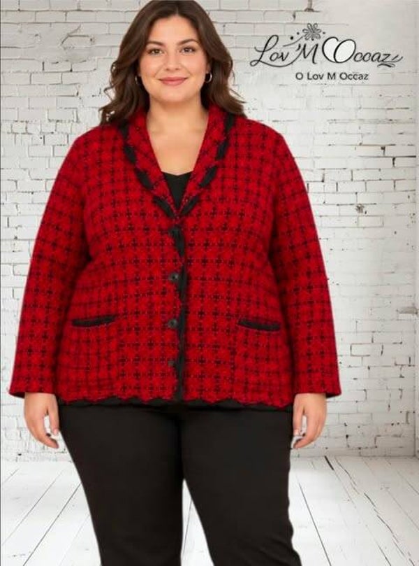 ❤️ Veste Vintage en Tweed « Fabriquée en France » – Taille 52