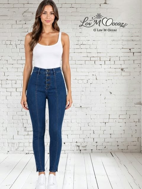 👖 Jean Levi's® Premium 721 High Rise Skinny Ankle – Taille W27 (≈ 36/38)