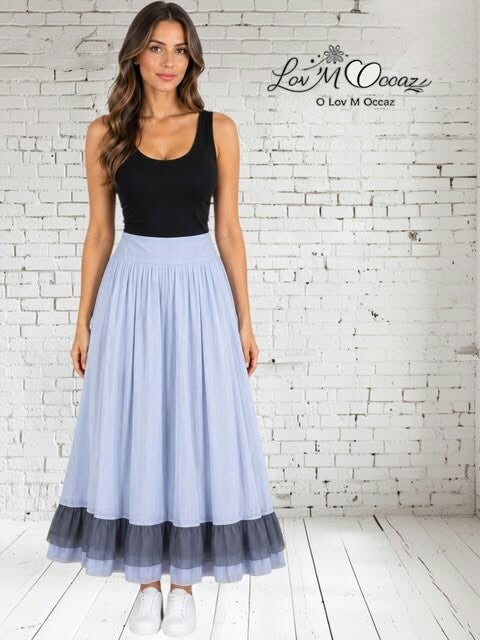 ✨ Jupe Longue Plissée - Armand Thierry - Taille XL ✨