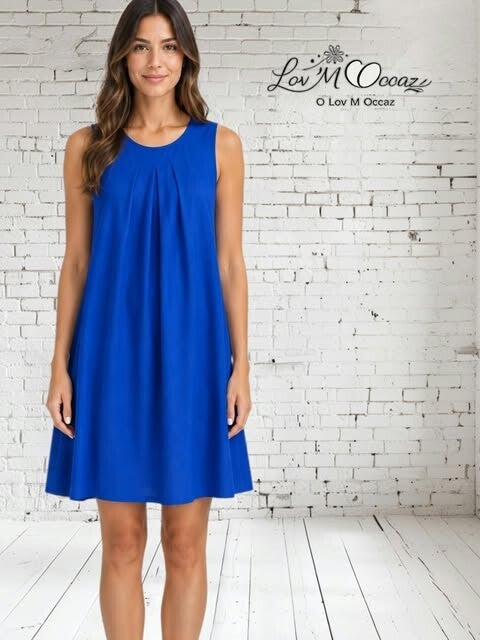 👗 Robe courte Camaïeu bleu roi femme taille M/38