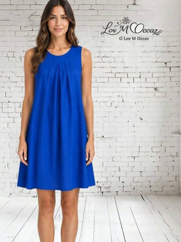 👗 Robe courte Camaïeu bleu roi femme taille M/38