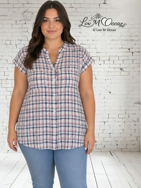 👚 Blouse fluide multicolore – K.zell – Taille 44