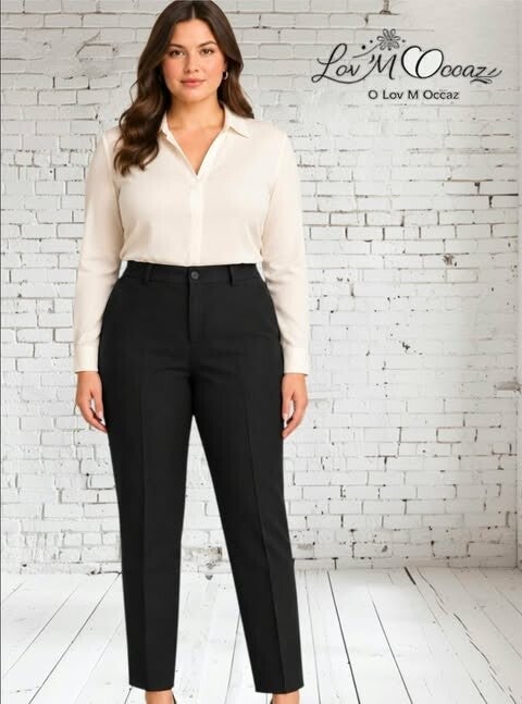 🖤 Pantalon City Droit Noir – Karting – Taille 44