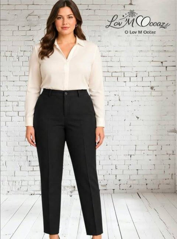 🖤 Pantalon City Droit Noir – Karting – Taille 44