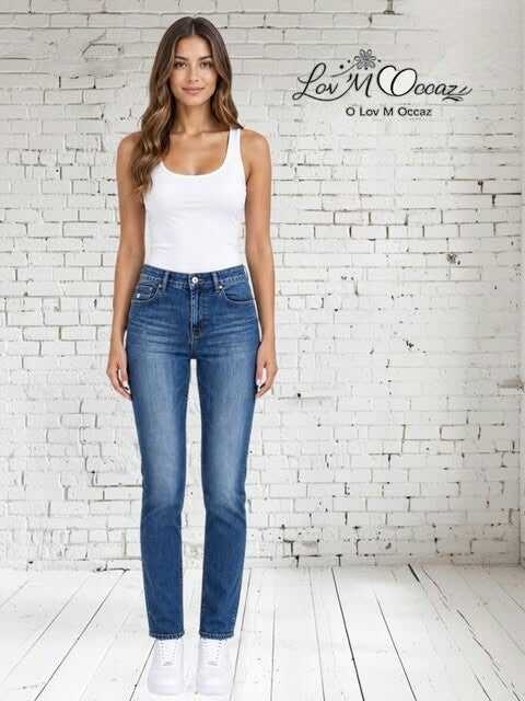 👖 Jean Denim « Midnight Blue » – Dolce & Rosa – Taille réelle 38 (voir mesures)
