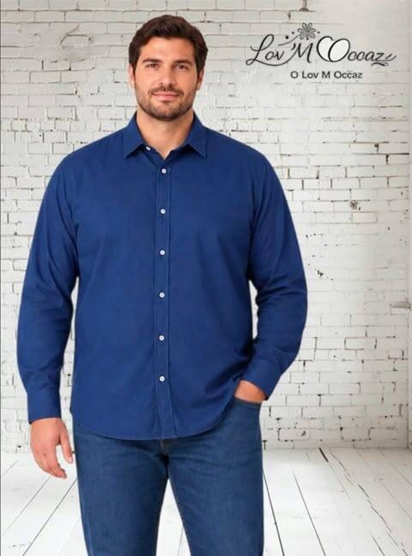 👔 Chemise Slim Fit Antony Morato – Bleu Marine – Taille 52
