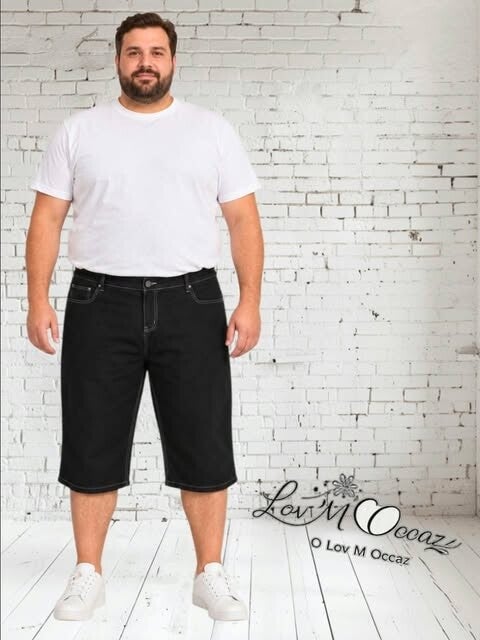 👖 Pantalon homme noir – Grande taille 58/60
