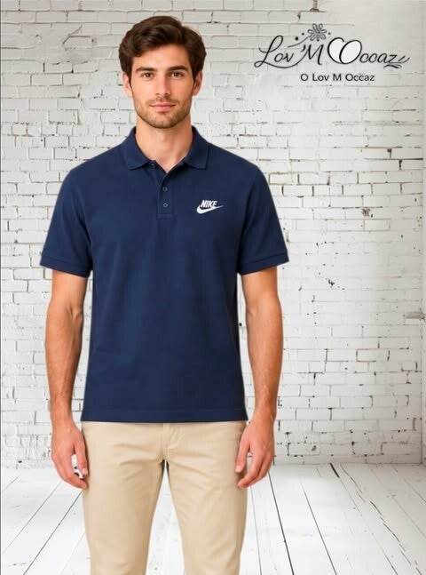 Polo Nike Sportswear "Navy Classic" – Homme