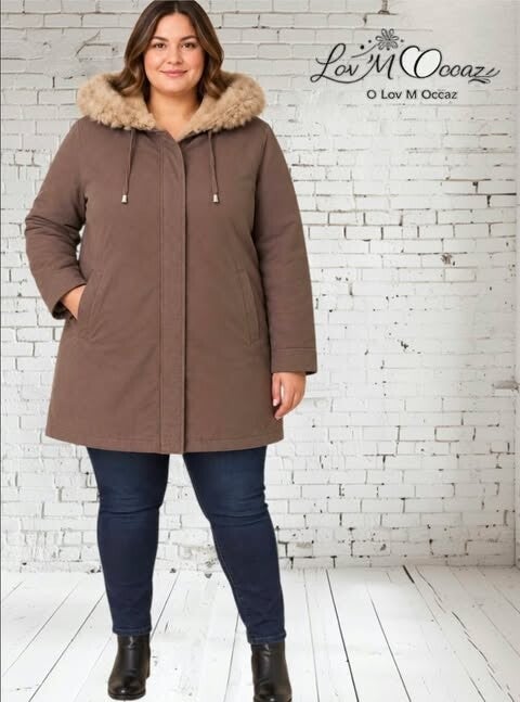 🤎 Manteau mi-long chic – Anne de Lançay – Taille 50/52