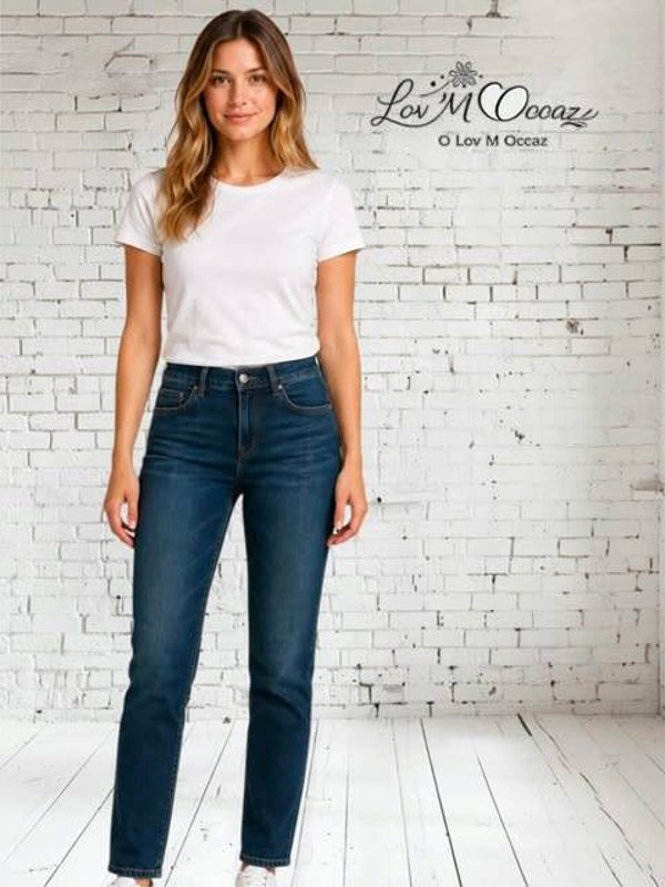 👖 Jean droit bleu foncé CECIL – Taille 36