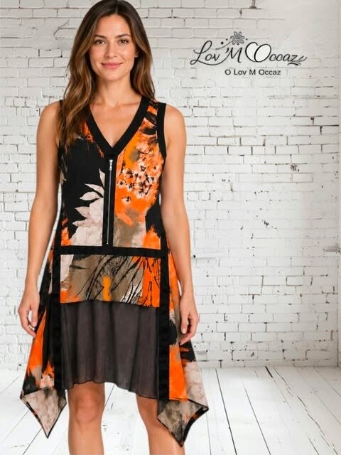 Robe multicolore sans manches – La Mode Est À Vous – Taille XS / 34