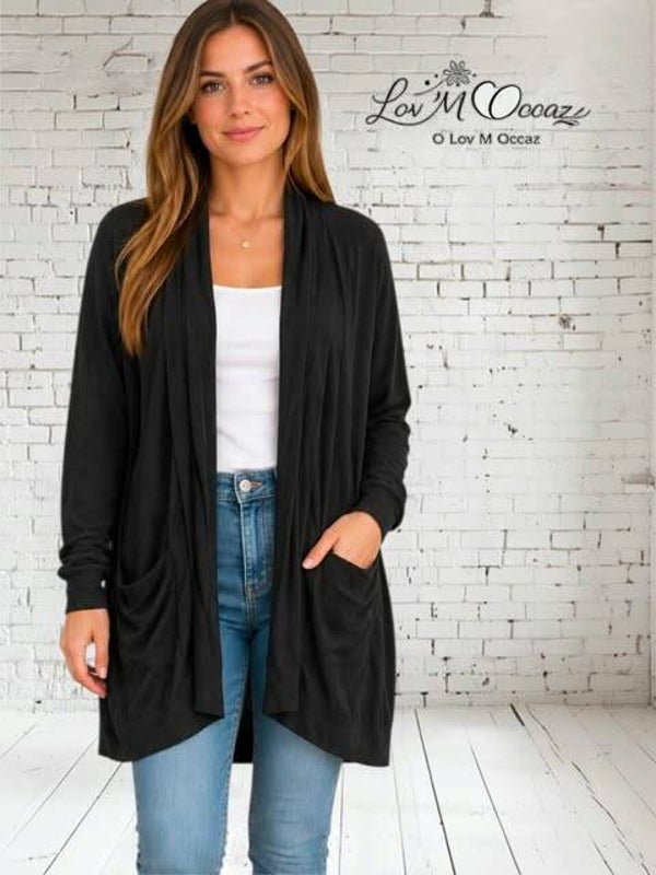 🖤 Gilet long noir femme Teddy Smith – Taille M / 38