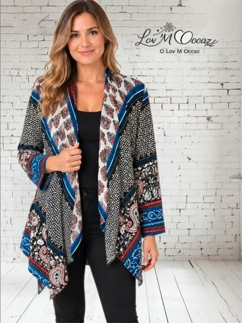 🌈 Blouse fluide multicolore Stradivarius – Taille S