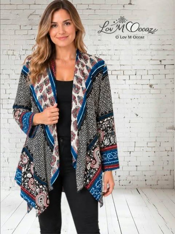 🌈 Blouse fluide multicolore Stradivarius – Taille S
