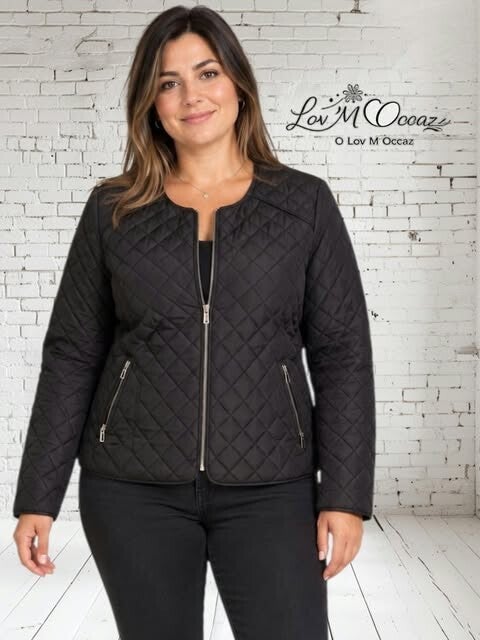 🖤 Veste matelassée noire Camaïeu – Taille 44