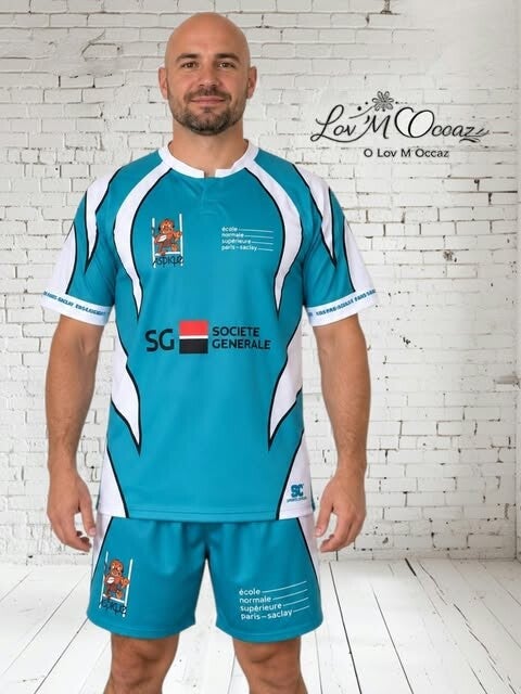 🏉 Ensemble de rugby homme Sports Custom – ASPIQUE – Taille M - Numéro 14