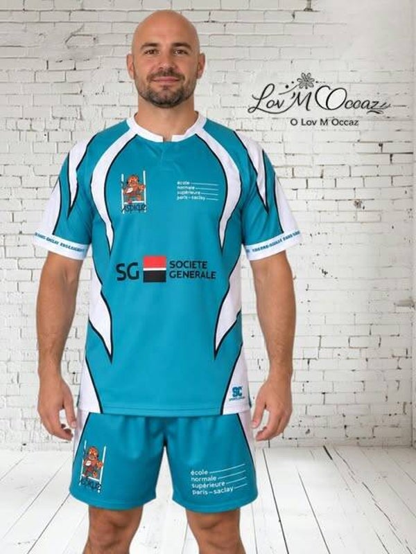 🏉 Ensemble de rugby homme Sports Custom – ASPIQUE – Taille M - Numéro 14