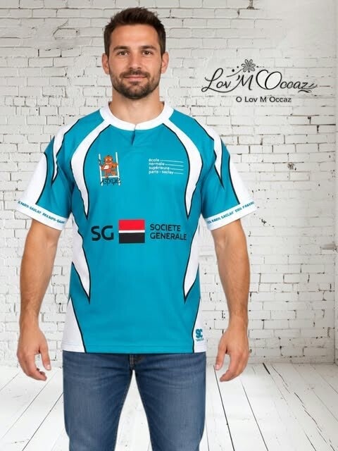 🏉 Maillot de rugby homme Sports Custom – Taille L - Numéro 18